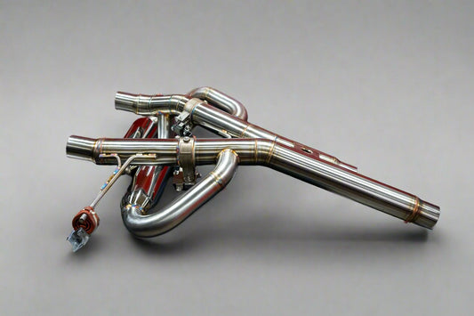 Fusion Motorsport Fabrications Porsche Cayenne Turbo GT 304 SS Valved Axle-Back Exhaust System